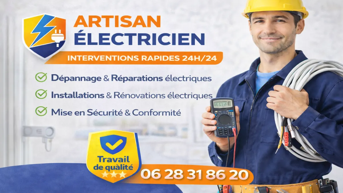 Artisan électricien à Pélissanne pour dépannage électrique, installation et mise aux normes