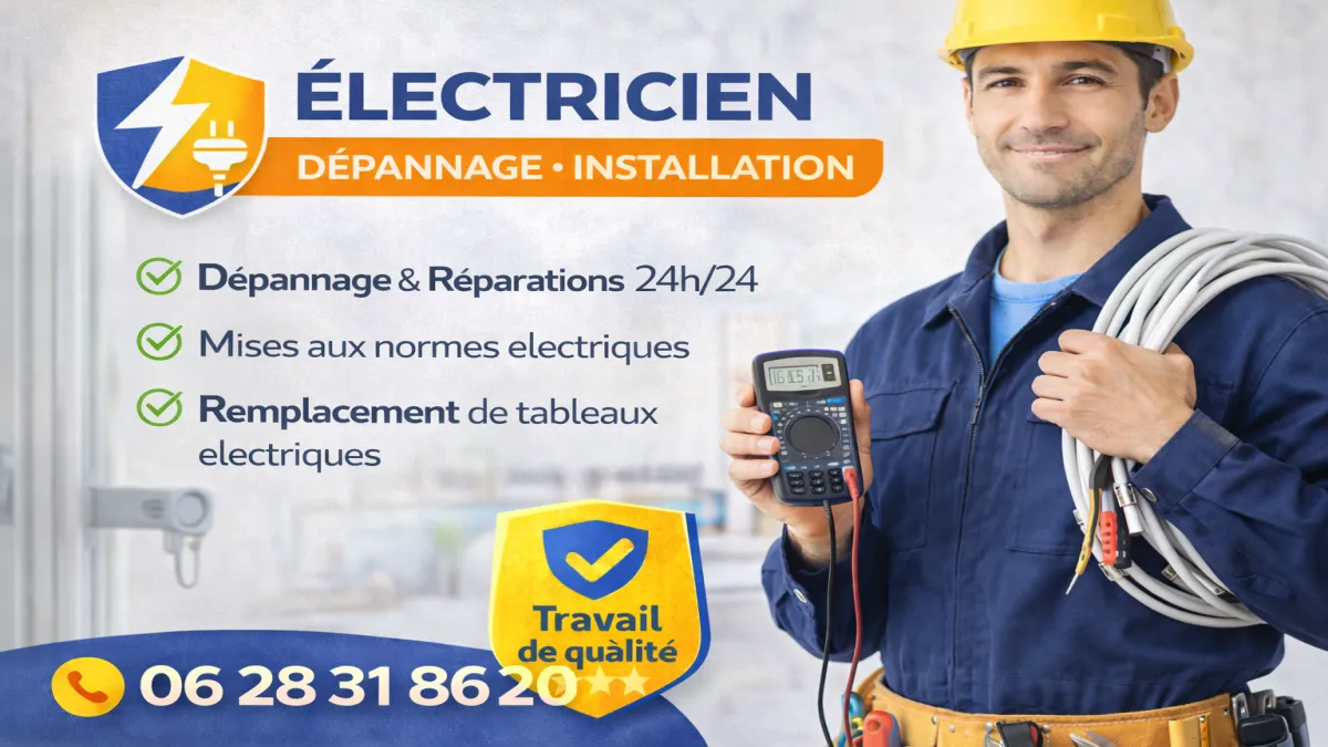 Dépannage électricité à Marseille 13002 pour panne électrique, court-circuit et urgence rapide