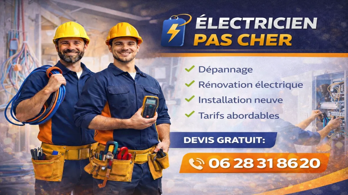 Électricien pas cher à Paradou pour dépannage électrique rapide et travaux à prix maîtrisés