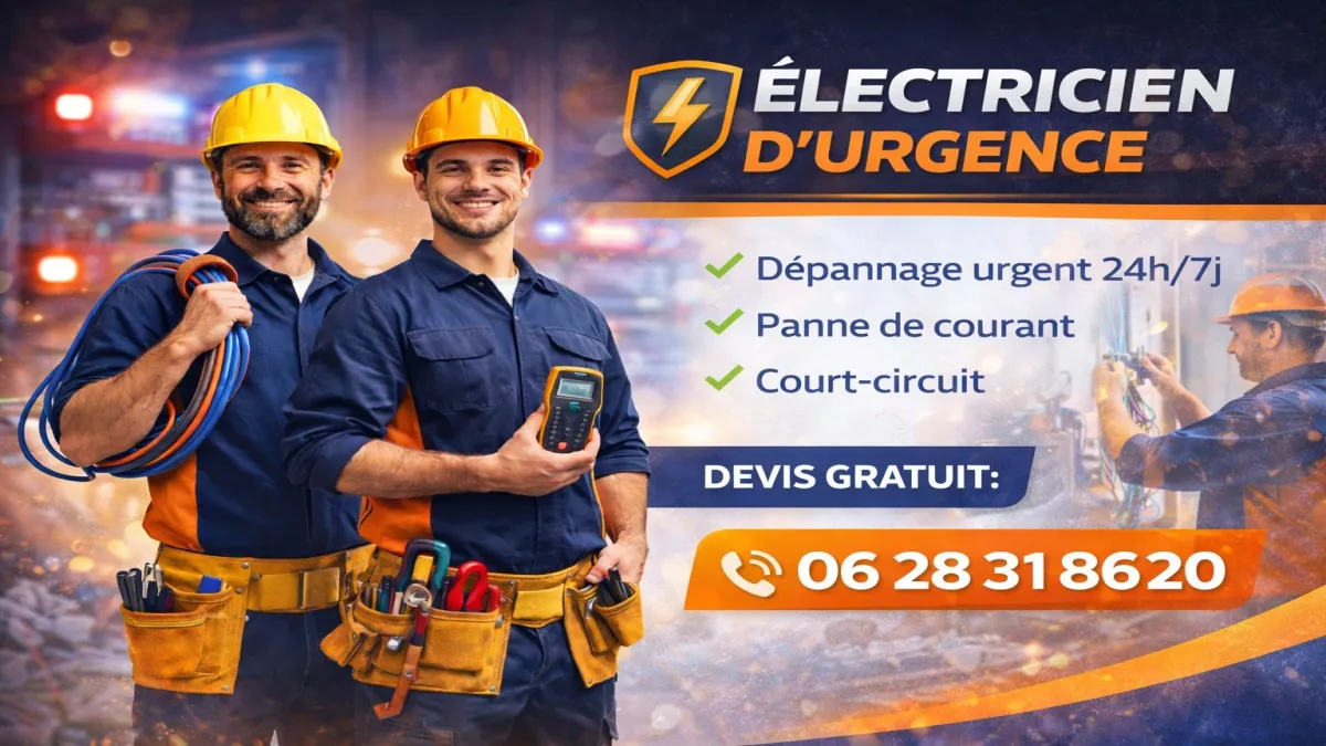 Électricien urgence à Châteauneuf-le-rouge pour panne électrique, court-circuit et intervention rapide